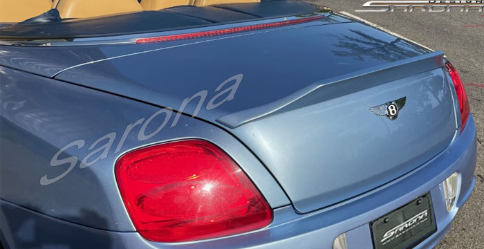 Custom Bentley GTC  Convertible Trunk Wing (2003 - 2012) - $690.00 (Part #BT-018-TW)